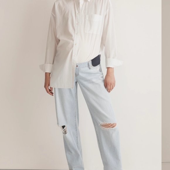 Madewell Denim - Slouchy Boyjean Maternity Madewell